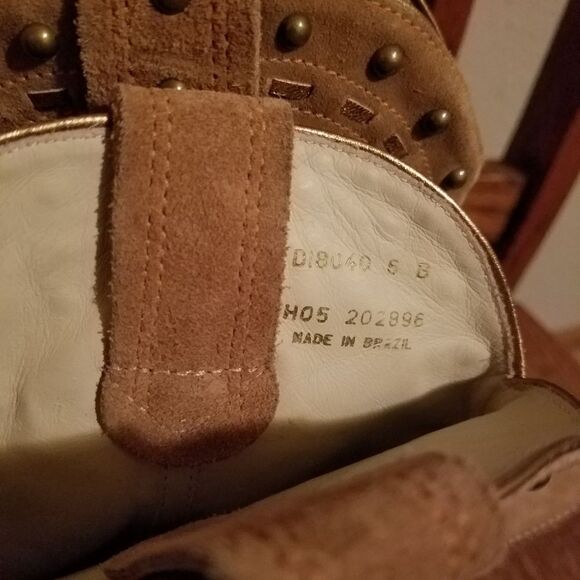 Cole Haan Suede Cowboy Boots - Picture 7 of 9